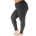 thumbnail image 1 of 4XL Plus Size Compression Footless Pantyhose for Women 20-30mmHg - Black, 4X-Large, 1 of 9