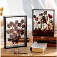 thumbnail image 1 of 4cm Deep Transparent Shadow Box Frames Bouquet Display Flower Case Deep for Crafts 3D Picture Memorabilia Memory Wooden Tabletop, 1 of 9