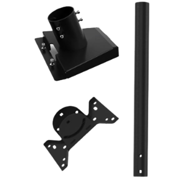 4cm Pipe Adapter For Internet Antennas 360 Degree Rotation Stand With Heavy Duty Wall Ceiling Mounting Hardware Included