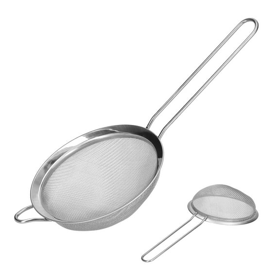 4cm Strainer Thickened Wide Oil Colander with Handle Kitchen Tool for Home