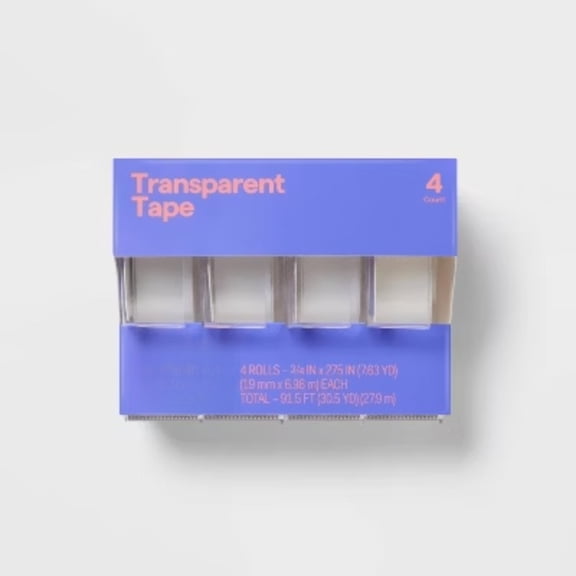 4ct Transparent Tape