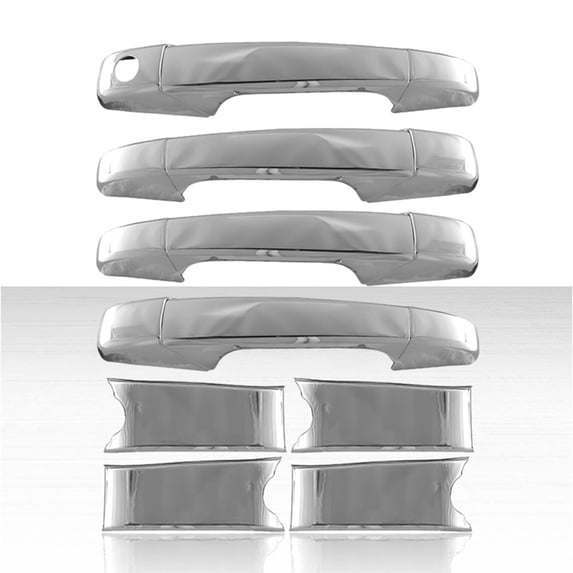 4dr Door Handle Cover Set for 2007-2014 Chevy Tahoe - Chrome