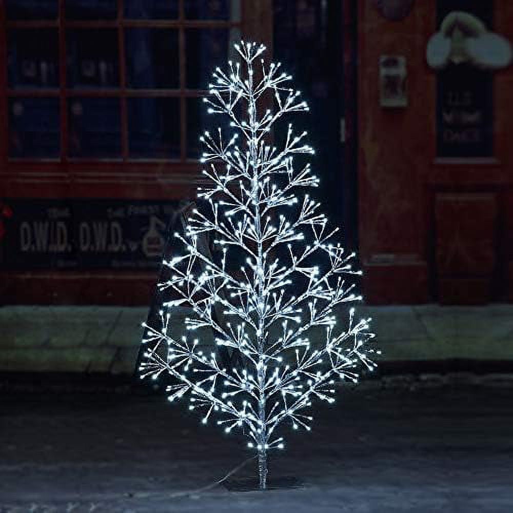 4ft 496l artificial christmas tree light,white light for home garden