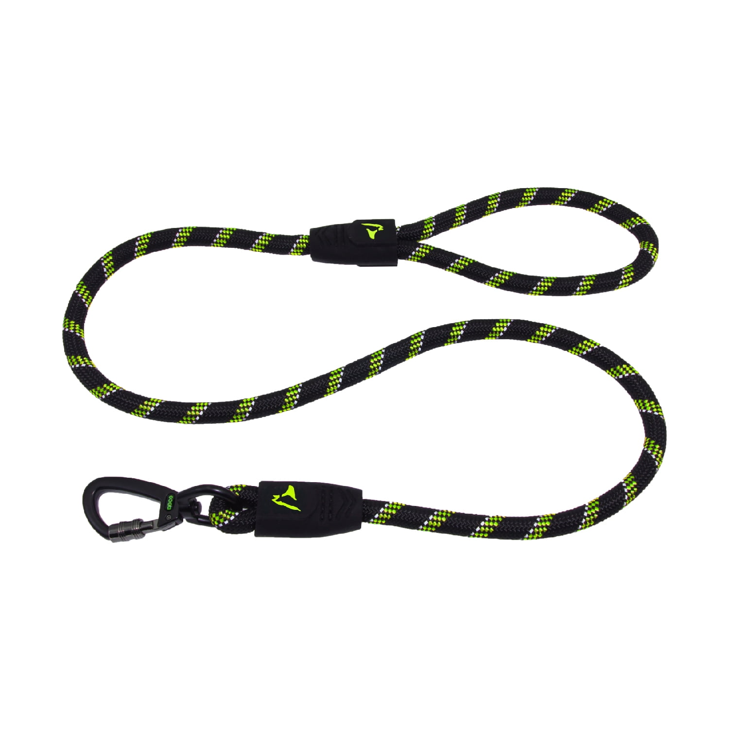 4ft/5ft Reflective Rope Dog Leash with Soft Rubber Handle - Perfect for Medium and Large Sized Dogs