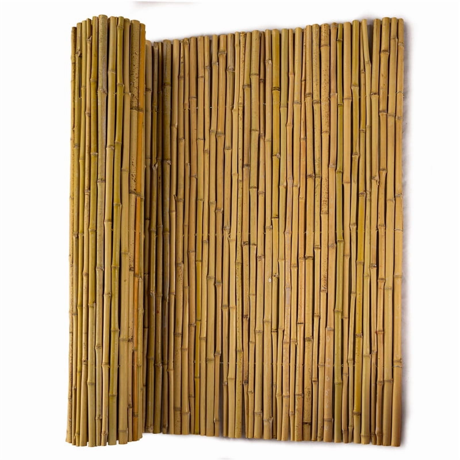 4ft * 8ft Natural Bamboo Cane Fence for Garden Balcony Decoration