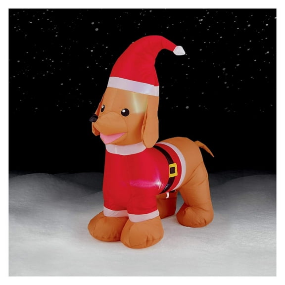 4ft Airblown Inflatables, Brown Dachshund