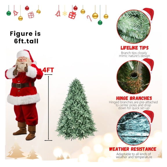 4ft Blue PE/PVC mixed tree memory wire+iron wire