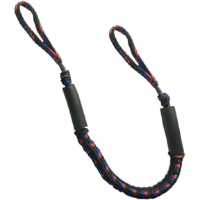 4ft Bungee Dock Lines, Shock-Absorbing Elastic Boat Tie Downs Rope, Waterproof Floating Marine Mooring Cord for Kayak Pontoon Jet Ski, (k)
