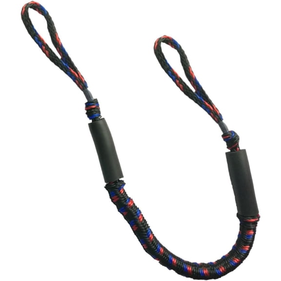 4ft Bungee Dock Lines, Shock-Absorbing Elastic Boat Tie Downs Rope, Waterproof Floating Marine Mooring Cord for Kayak Pontoon Jet Ski, (k)