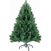 4ft Christmas Tree - Premium Hinged Artificial Small Christmas Tree Green, Canadian Fir Full Bodied 4 Feet Tree with 320 Tips, Lightweight and Easy to Assemble Holiday D cor Tree with Metal Stand