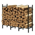thumbnail image 1 of 4ft Firewood Rack, Outdoor Heavy Duty Metal Rack, Adjustable Storage Rack, 1 of 5