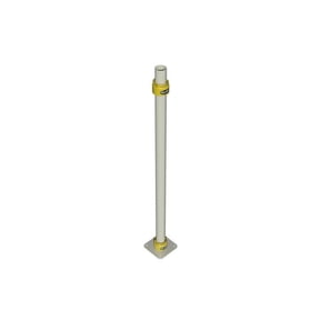 4ft Galvanized Powder Coated Steel Surface Mounts for Fence Posts