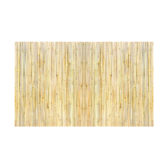 Rolled Natural Bamboo Fence 4FT H8FT L Eco Privacy Screen, Decorative Barrier for Backyard Balcony Patio Pool