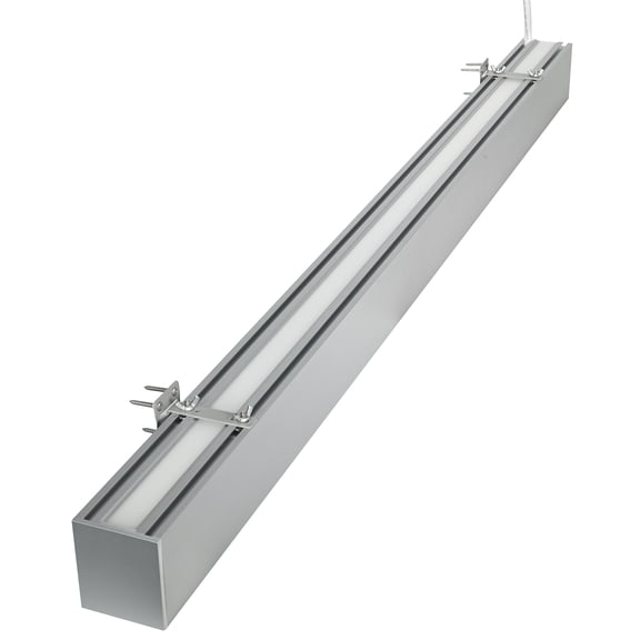 4ft. LED Color Tunable Up/Down Linear Light - 50W - 3000K/4000K/5000K - Silver Finish - LumeGen