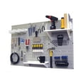 thumbnail image 1 of 4ft Metal Pegboard Standard Tool Storage Kit - Gray Toolboard & White Accessories, 1 of 6