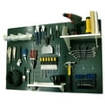 thumbnail image 1 of 4ft Metal Pegboard Standard Tool Storage Kit - Green Toolboard & White Accessories, 1 of 6