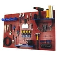 thumbnail image 1 of 4ft Metal Pegboard Standard Tool Storage Kit - Red Toolboard & Blue Accessories, 1 of 7