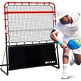 thumbnail image 1 of 4ft Portable Pickleball Rebounder Training Aid for Pro Player Level 4.0+, Adjustable Angle Easy Setup & Storage - Perfect Your Forehands Backhands Dinks Volleys Accuracy Coordination Kitchen Control, 1 of 7