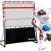 4ft Portable Pickleball Rebounder Training Aid for Pro Player Level 4.0+, Adjustable Angle Easy Setup & Storage - Perfect Your Forehands Backhands Dinks Volleys Accuracy Coordination Kitchen Control