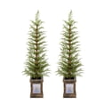 thumbnail image 1 of 4ft Pre-Lit Artificial Christmas 2-Piece with high-quality PE material,Set Easy Assembly,Potted stand, 1 of 8