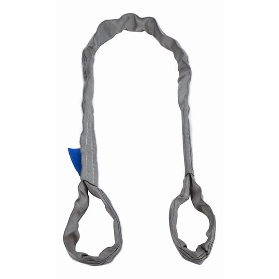 4ft Round Lifting Sling, Double Buckle, Running