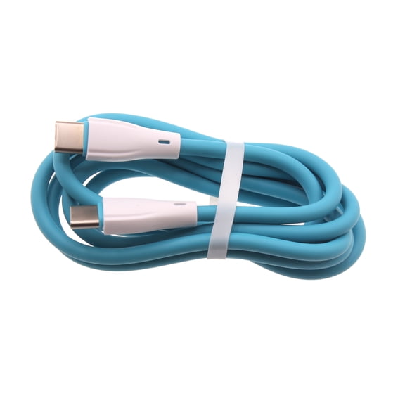 4ft USB-C Cable PD Fast Charger Cord for Motorola Moto G 5G (2022)/G 5G (2023)/5G (2024)/5G (2025) - Power Wire (Type-C to Type-C) Sync Blue Chord