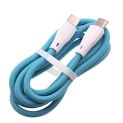 4ft USB-C Cable PD Fast Charger Cord for Samsung Galaxy A06/A16 5G/A26 5G/A36 5G/A56 5G - Power Wire Type-C to Type-C Sync Blue Chord
