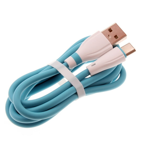 4ft USB-C Cable for Consumer Cellular Verve Snap/Connect - Blue Charger Cord Power Wire Type-C Fast Charge for Consumer Cellular Verve Snap/Connect