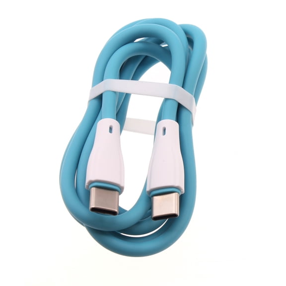 4ft USB-C Cable for Nokia C200/C100 Phone - PD Fast Charger Cord Power Wire (Type-C to Type-C) Sync Blue W9K for Nokia C200/C100 Models