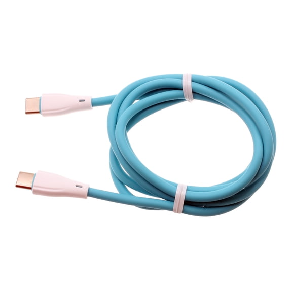 4ft USB-C Cable for T-Mobile REVVL Tab - PD Fast Charger Cord Power Wire (Type-C to Type-C) Sync Blue for T-Mobile REVVL Tab