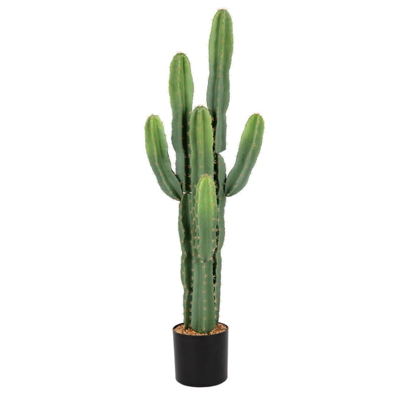 4ft UV-Resistant Artificial Cactus Indoor Outdoor Decor