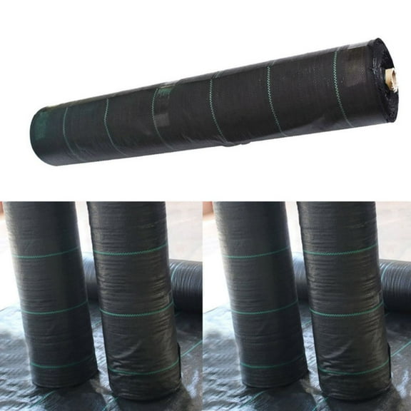 4ft x 150ft Garden Weed Barrier Fabric Landscape, PP Material Fabric Weed Control Ground Cover Weed Blocking Mat for Yard