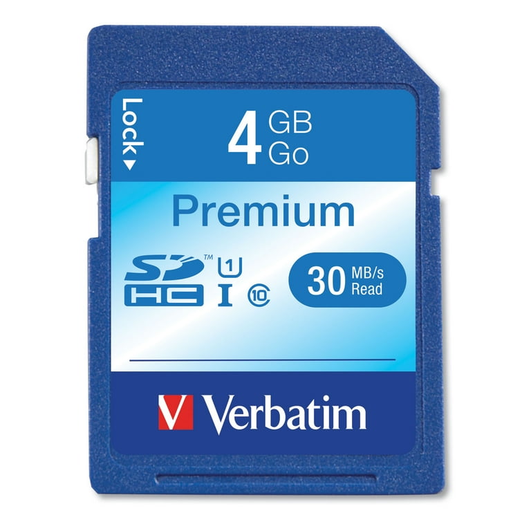 4GB Premium SDHC Memory Card, UHS-I U1 Class 10, Up to 30MB/s Read Speed 4GB Premium SDHC Memory Card, UHS-I U1 Class 10, Up to 30MB/s Read Speed