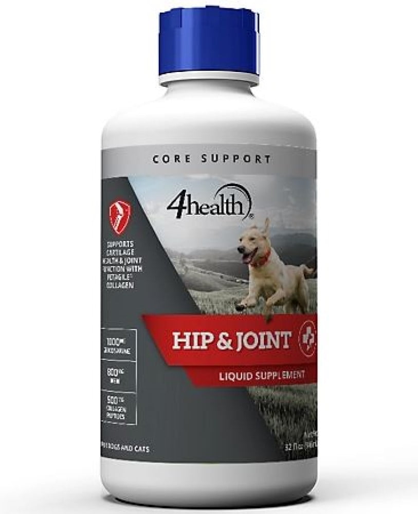 4health 73000001 Hip and Joint Liquid Supplement for Dogs and Cats, 32 oz.