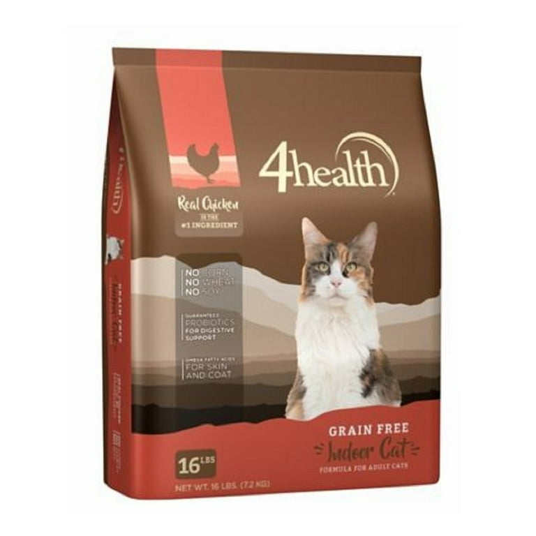 4health Grain Free 2451 Chicken Formula 16 lbs. Adult Indoor Dry Cat Food Walmart