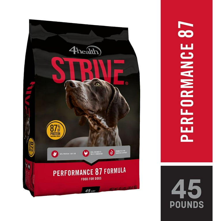 4health Strive Endurance Performance 87 Formula Dry Dog Food 45 lb. Bag