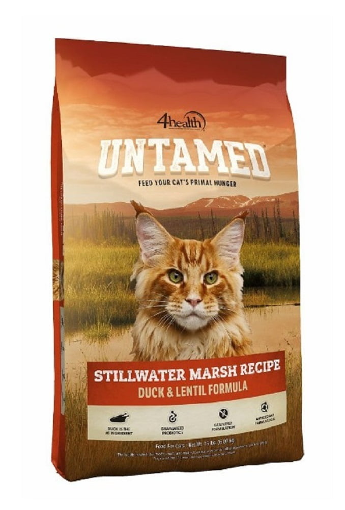 4health Untamed 9321 Stillwater Marsh 15 lb. Duck Lentils Recipe Dry Cat Food Walmart