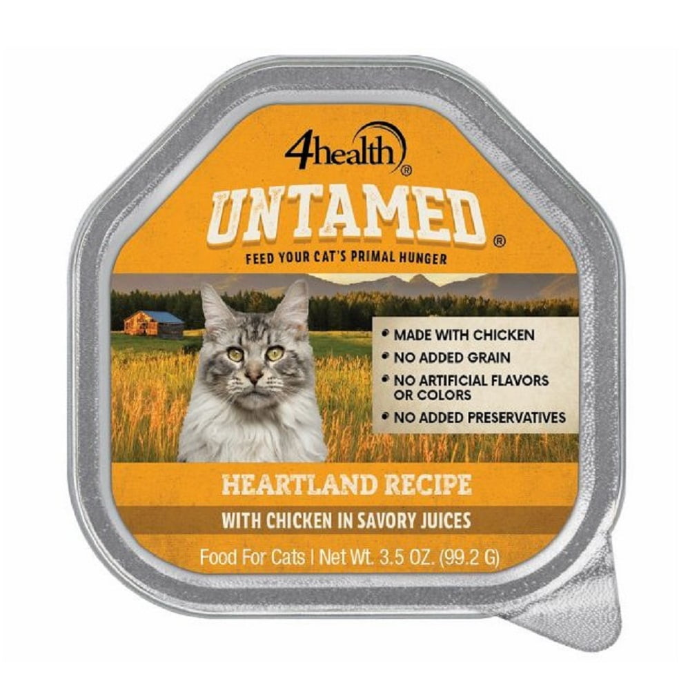 4health Untamed Heartland Recipe with Chicken 1 Single Tray 3.5 oz