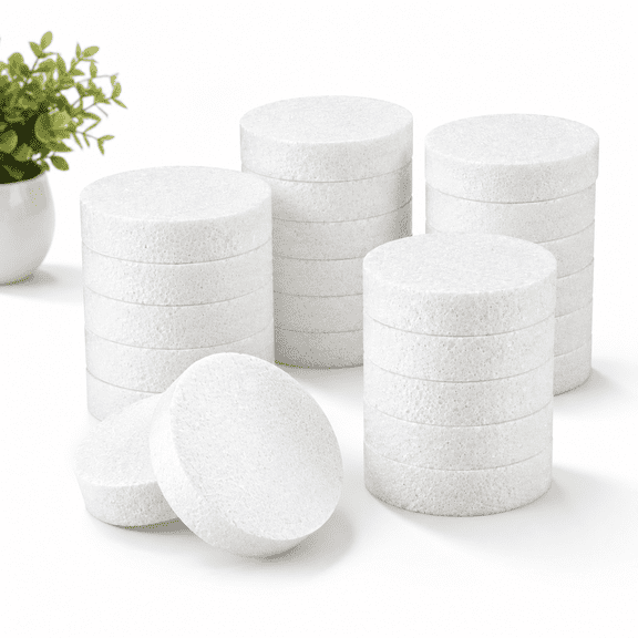 4in 24foam Circles For Crafts Styrofoam Dics 1" Thick