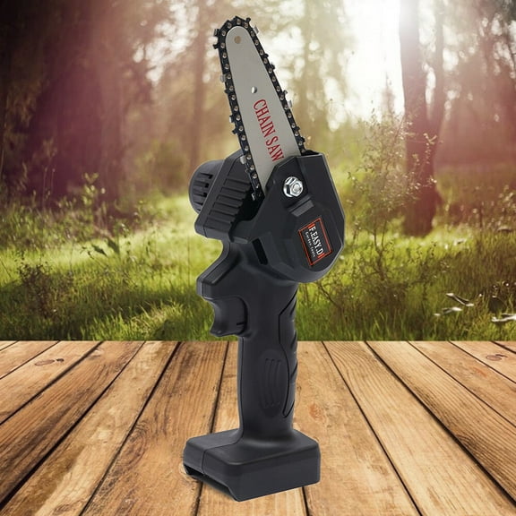 4in Electric Chainsaw Pruning Kit, Speed Adjustable, Handheld Mini Saw, 24V