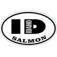 thumbnail image 1 of 4in x 2.5in Oval ID Salmon Idaho Sticker, 1 of 3