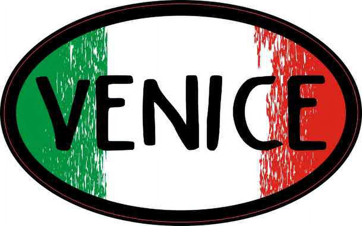 4in x 2.5in Oval Italian Flag Venice Sticker - Walmart.com, image size:1218x760