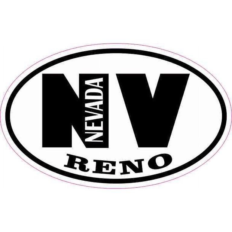 Number 41 Oval Sticker - 6" X 3.5" Durable Vinyl Decal For Cars, Bumpers, Laptops