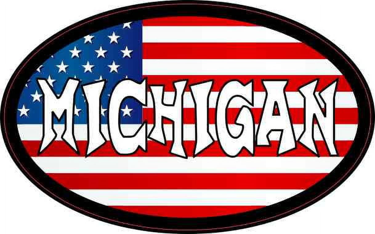 Michigan M-28 Vinyl Bumper Sticker - 5 Inch Premium Outdoor Decal For Cars & Windows