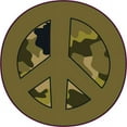 thumbnail image 1 of 4in x 4in Camouflage Peace Symbol Sticker Vinyl Cup Decal Bumper Decals, 1 of 1