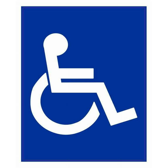 4in x 5in Wheelchair Symbol Magnet