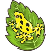 4in x 5in Yellow Poison Dart Frog Sticker