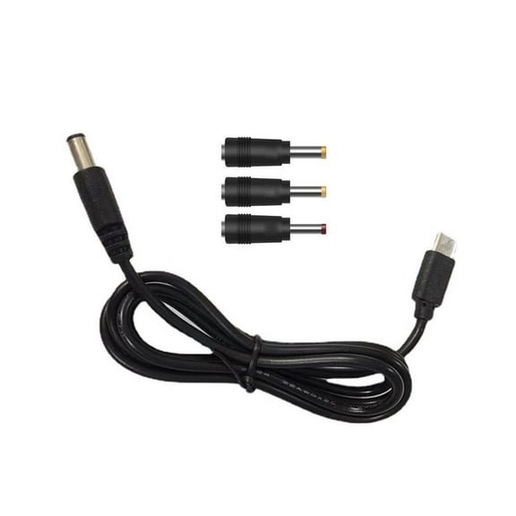 4in1 36W USB C Type C PD to 12V 2.5/3.5/4.0/5.5mm Conveter Adapter Cable for Wifi Router LED Light CCTV Camera DVR Fan