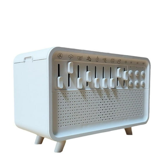 4in1 Flame Diffuser Humidifier Ultrasonic Aromatherapy 8 White Noise Combination Bluetooth Music Player Diffuser Fragrance