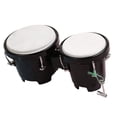 thumbnail image 1 of 4inch 5inch Bongo Drum Set African Drum Tuning Early Educational Music Instruments Percussion Instrument for Kids Beginners Black, 1 of 8